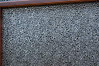 昭和レトロ!! 色ガラスの配色が爽やかなガラス戸 F8613 在庫2枚