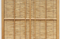 幅673ミリ スリム幅!! 縁起の良い松鷹の彫刻が風情漂う簾戸 F8614 在庫8枚