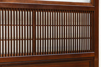 幅670ミリ スリムサイズ!! 杢目が浮かぶ古色の色彩で風情高まる大阪格子戸 F8620 在庫4枚