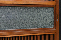 幅670ミリ スリムサイズ!! 杢目が浮かぶ古色の色彩で風情高まる大阪格子戸 F8620 在庫4枚