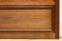 幅670ミリ スリムサイズ!! 杢目が浮かぶ古色の色彩で風情高まる大阪格子戸 F8620 在庫4枚