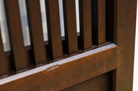 幅920ミリ 無双窓作りの腰板で和の面持ちある格子戸 F8622 在庫4枚