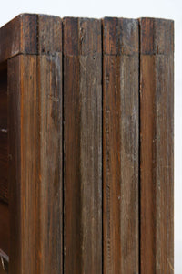 幅920ミリ 無双窓作りの腰板で和の面持ちある格子戸 F8622 在庫4枚