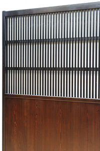 Wide lattice door F8650