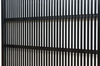 Wide lattice door F8650