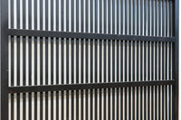 Wide lattice door F8650