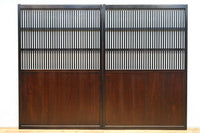 Wide lattice door F8650