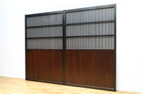 Wide lattice door F8650