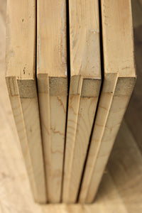 稀少幅705ミリ シンプルですっきりとした木地色の板戸 F8826 在庫4枚