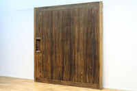 稀少特大幅1775ミリ 水墨画のような杉材杢目が映える風情ある蔵戸 G2324