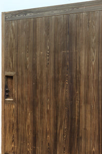 稀少特大幅1775ミリ 水墨画のような杉材杢目が映える風情ある蔵戸 G2324