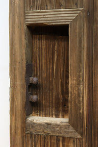 稀少特大幅1775ミリ 水墨画のような杉材杢目が映える風情ある蔵戸 G2324