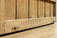 稀少特大幅1775ミリ 水墨画のような杉材杢目が映える風情ある蔵戸 G2324