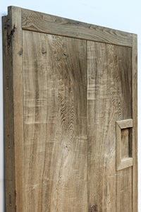 幅1315ミリ 時代を経た木地色が味わい深い総欅蔵戸 G2462