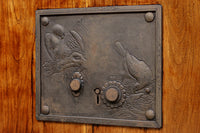 幅1195ミリ 美しい色艶に大振り重厚金具を添えた気品漂う庄内蔵戸 G2463