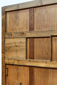 幅1195ミリ 美しい色艶に大振り重厚金具を添えた気品漂う庄内蔵戸 G2463