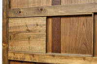 幅1195ミリ 美しい色艶に大振り重厚金具を添えた気品漂う庄内蔵戸 G2463