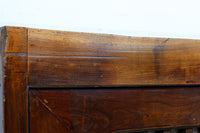 変わりデザイン‼ 升格子窓と鶴亀の絵柄が浮かぶ金具で風情漂う蔵戸 G2478