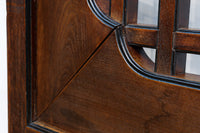 変わりデザイン‼ 升格子窓と鶴亀の絵柄が浮かぶ金具で風情漂う蔵戸 G2478