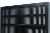 幅1513ミリ 繊細な格子の造りが美しいくぐり戸(裏面ワーロン入り) G2491