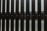 幅1513ミリ 繊細な格子の造りが美しいくぐり戸(裏面ワーロン入り) G2491