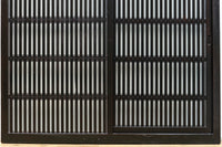 幅1513ミリ 繊細な格子の造りが美しいくぐり戸(裏面ワーロン入り) G2491