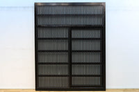 幅1513ミリ 繊細な格子の造りが美しいくぐり戸(裏面ワーロン入り) G2491