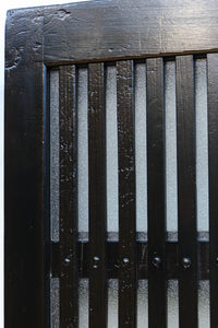 幅1513ミリ 繊細な格子の造りが美しいくぐり戸(裏面ワーロン入り) G2491