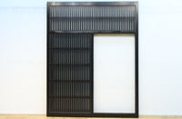 幅1513ミリ 繊細な格子の造りが美しいくぐり戸(裏面ワーロン入り) G2491