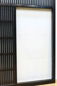 幅1513ミリ 繊細な格子の造りが美しいくぐり戸(裏面ワーロン入り) G2491