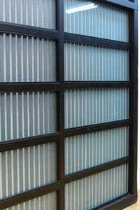 幅1513ミリ 繊細な格子の造りが美しいくぐり戸(裏面ワーロン入り) G2491