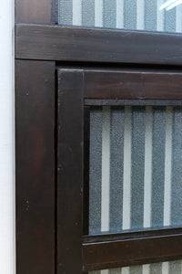 幅1513ミリ 繊細な格子の造りが美しいくぐり戸(裏面ワーロン入り) G2491