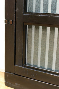 幅1513ミリ 繊細な格子の造りが美しいくぐり戸(裏面ワーロン入り) G2491