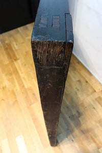 幅1513ミリ 繊細な格子の造りが美しいくぐり戸(裏面ワーロン入り) G2491