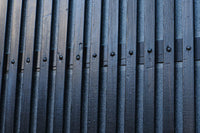 幅1513ミリ 繊細な格子の造りが美しいくぐり戸(裏面ワーロン入り) G2491