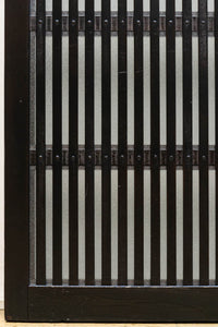 幅1513ミリ 繊細な格子の造りが美しいくぐり戸(裏面ワーロン入り) G2491