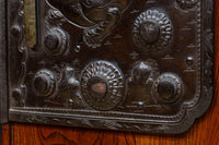 幅1276ミリ 総欅作り‼︎ 大型極上龍虎金具をまとう重厚感溢れる庄内蔵戸 G2494