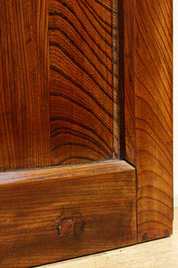 幅1276ミリ 総欅作り‼︎ 大型極上龍虎金具をまとう重厚感溢れる庄内蔵戸 G2494