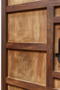 幅1276ミリ 総欅作り‼︎ 大型極上龍虎金具をまとう重厚感溢れる庄内蔵戸 G2494