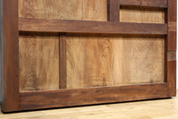 幅1276ミリ 総欅作り‼︎ 大型極上龍虎金具をまとう重厚感溢れる庄内蔵戸 G2494