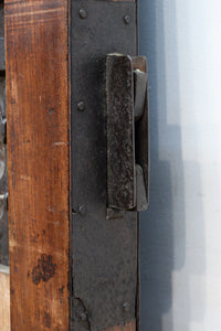 幅1276ミリ 総欅作り‼︎ 大型極上龍虎金具をまとう重厚感溢れる庄内蔵戸 G2494