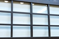 幅1163ミリ!! 大きな升目ですっきりとしたガラス入り格子くぐり戸 G2496