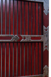 稀少波にうさぎ金具を纏う稀少全面金具能登蔵戸 G2515