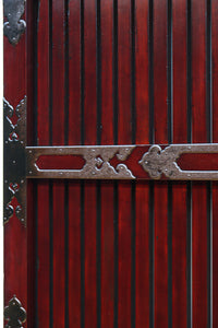 稀少波にうさぎ金具を纏う稀少全面金具能登蔵戸 G2515