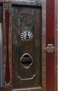 稀少波にうさぎ金具を纏う稀少全面金具能登蔵戸 G2515