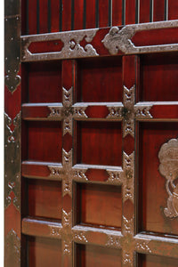 稀少波にうさぎ金具を纏う稀少全面金具能登蔵戸 G2515