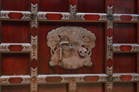 稀少波にうさぎ金具を纏う稀少全面金具能登蔵戸 G2515