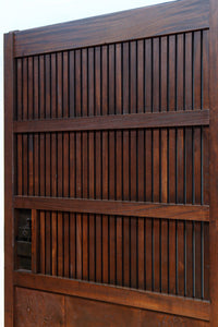 稀少波にうさぎ金具を纏う稀少全面金具能登蔵戸 G2515