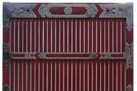 稀少波にうさぎ金具を纏う稀少全面金具能登蔵戸 G2515