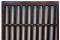 幅1200ミリ 三つ重ね松葉金具で格調ある格子庄内蔵戸 G2522